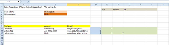 - (Computer, Excel, Programmierung)