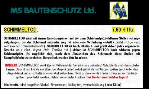 - (Schimmel, Schimmelbeseitigung)