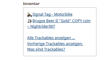 Listing - (Geocaching, TB Hotels)