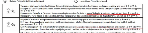 Mein Drucker Epson Xp 5 Blinkt Uberall Wenn Ich Ihn Anschalte Und Druckt Nicht Mehr Was Kann Ich Tun Fehlermeldung