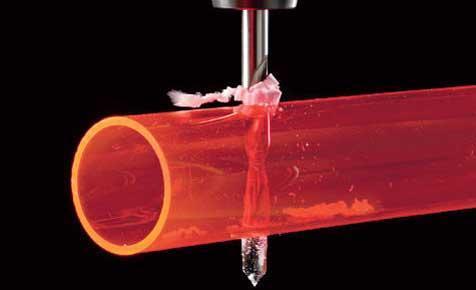 Mit geeigneten Werkzeugaufsätzen lässt sichAcrylglas mit gängigen Heimwerker-Maschinen leicht selbst verarbeiten. - (Hobby, basteln, heimwerken)