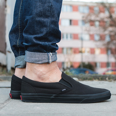 Vans Slip On Black - (Mode, Schuhe, Nike)