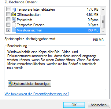 Datenträgerbereinigung - (Computer, Windows)