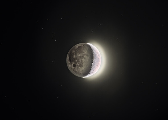 Mond HDR - (Fotografie, Mond, Sternenhimmel)