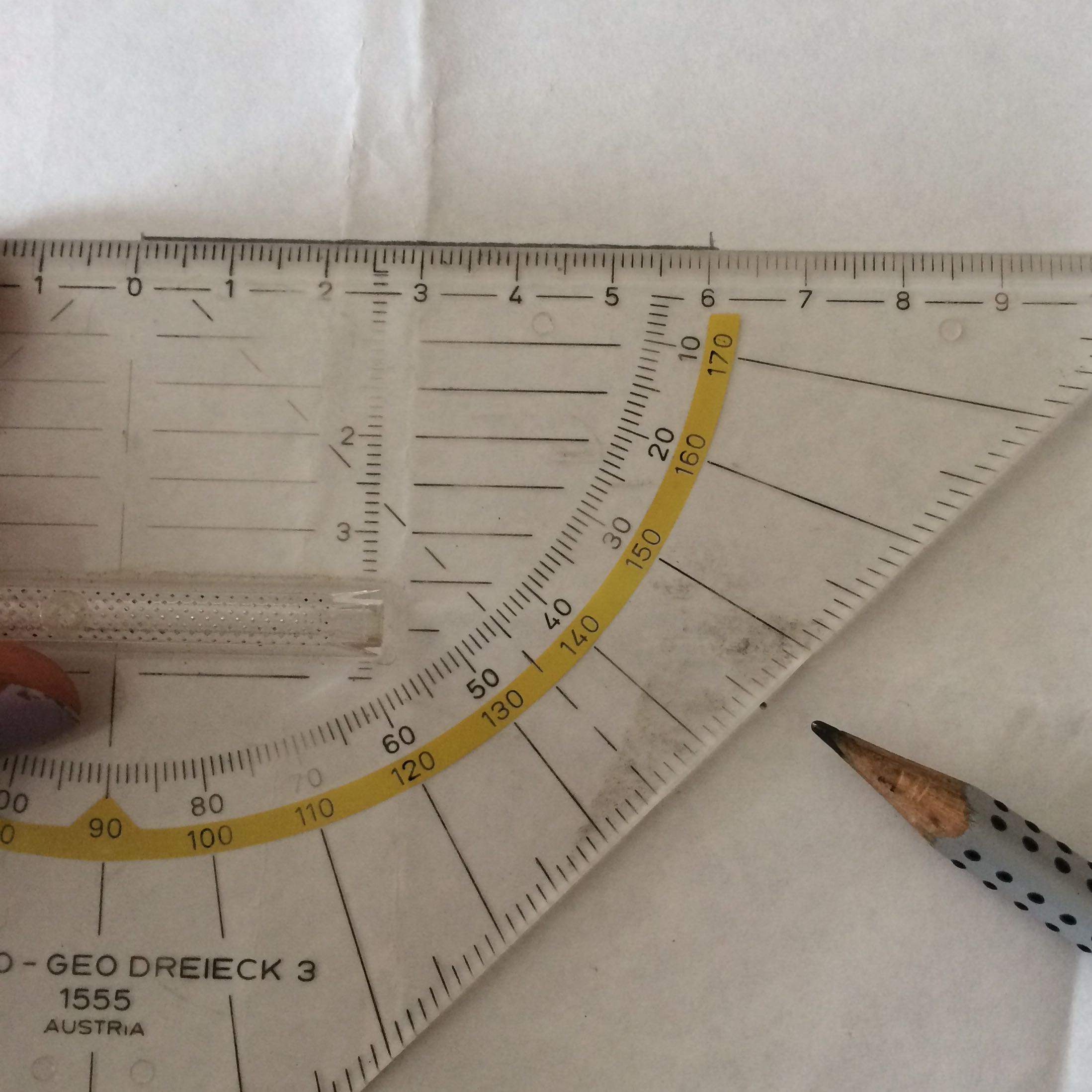 Kann man einen 35 grad Winkel konstruieren oder muss man das geodreieck ...