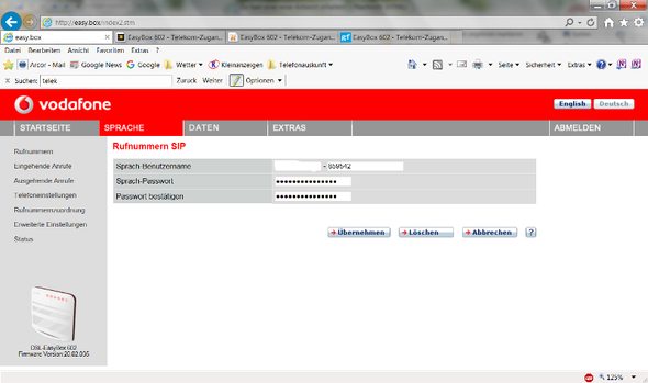 - (Router, Vodafone)