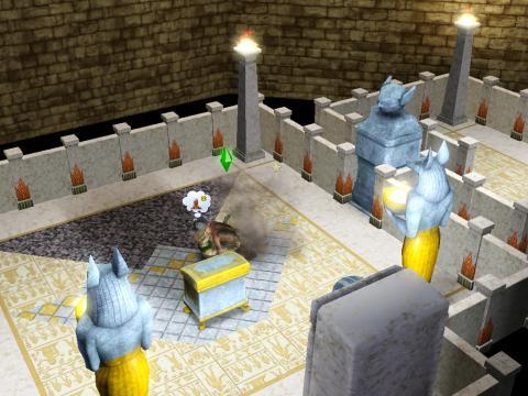 Kampf mit einer Mumie/Ägypten - (Sims 3, Sims, EA)