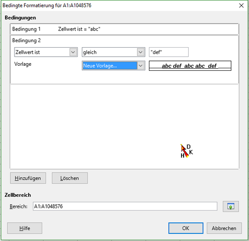 Bedingte Formatierung - (libreoffice, Calc, bedingte-formatierung)