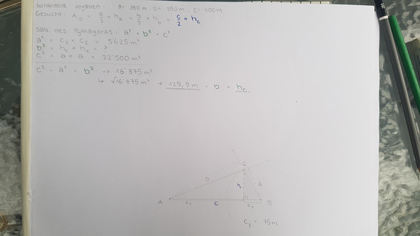 Wie Lasst Sich Die Flache Eines Dreiecks Ohne Hohe Berechnen Mathe