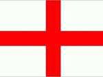 Rotes Kreuz auf weißem Hintergrund...
 - (England, Weltmeisterschaft, Flagge)