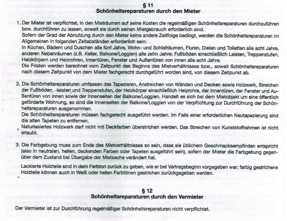 - (Mietrecht, Mietvertrag)