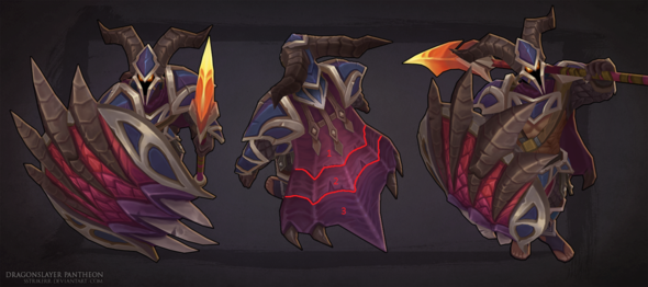 - (League of Legends, Cosplay, Dragonslayer Pantheon)
