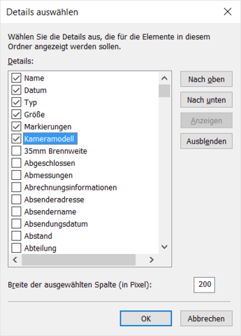 Kameramodell einblenden, Windows 10 - (Computer, Windows, Samsung)