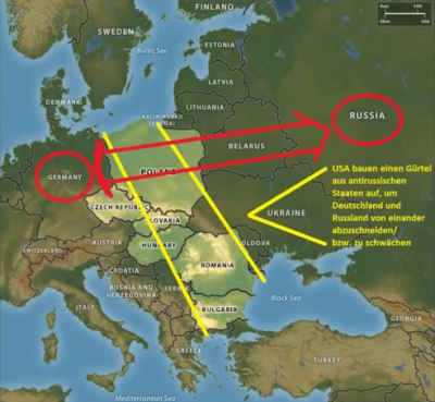 Von den USA geförderter Kriegskorridor zwischen EU und Russland - (Flugzeug, Türkei, Europa)