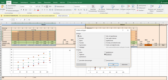  - (Microsoft Excel, Tabelle)