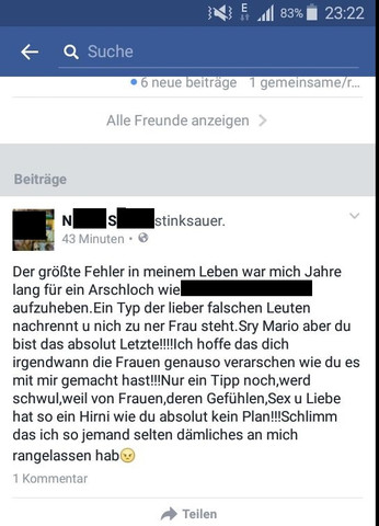 - (Facebook, Anwalt, Beleidigung)