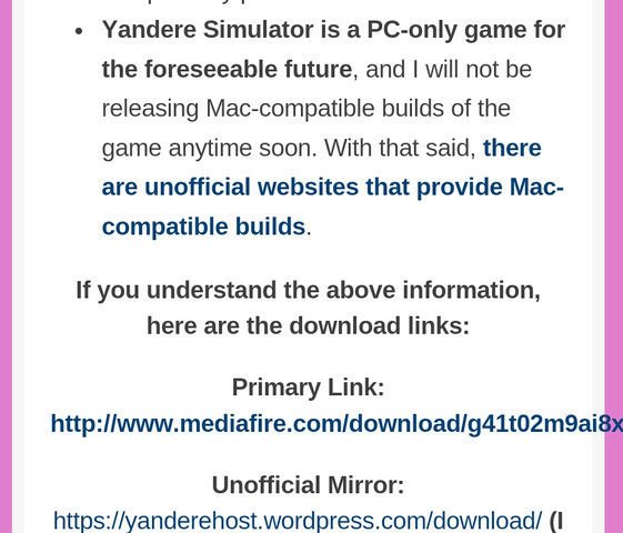  - (MacBook, Yandere Simulator)
