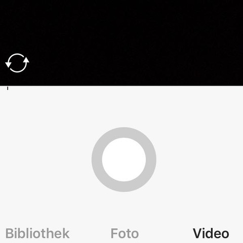 Die Option videos zu machen und zu posten - (instagram, Videos posten)