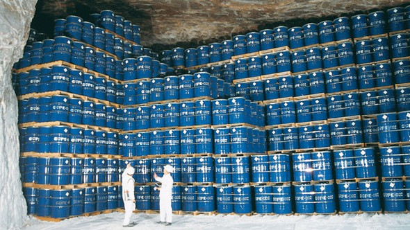 chem. Endlagerung Herfa-Neurode - (Deutschland, Zukunft, Eis)