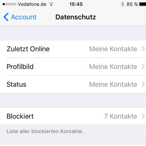 Status sichtbar whatsapp blockiert online WhatsApp blockiert:
