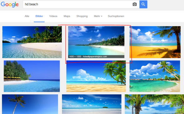 Die Bildersuche bei Google listete Ergebnisse auf - (Bilder, Google, Hintergrund)