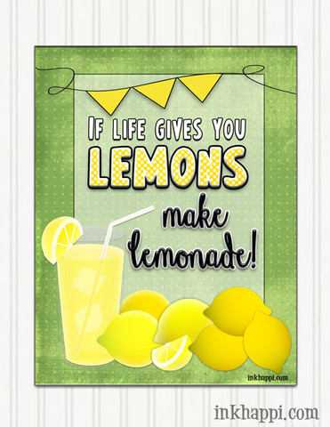 Lemons - (Leben, Freunde, Englisch)