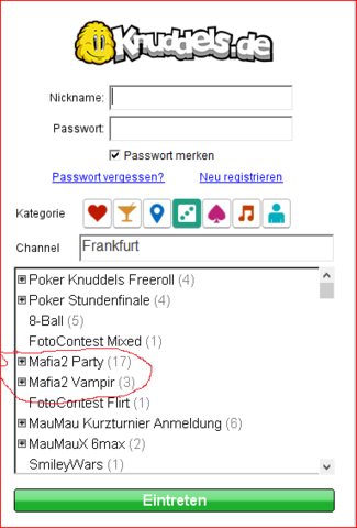 Knuddels - (online, Party, Chat)