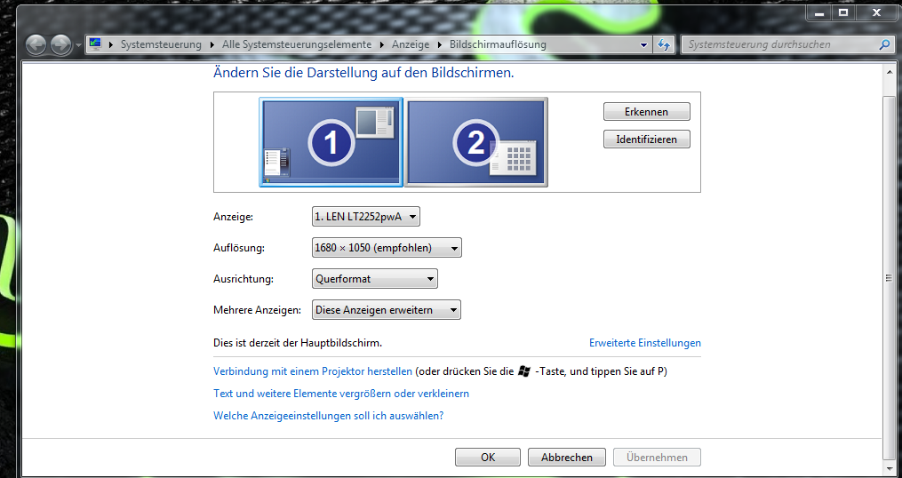 Maus geht nicht auf zweitem Bildschirm? (PC, Technik, Windows)