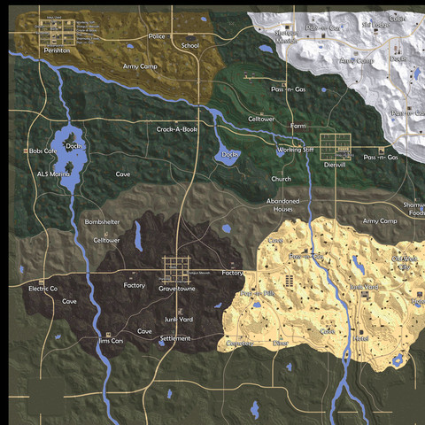 7 Days To Die Karte | Karte 7 Days To Die Karte | Karte