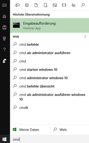 CMD / Eingabeaufforderung aufrufen - (Computer, PC, Windows)