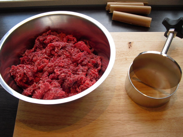 Presse mit 120mm - (Ernährung, Kochen, Fleisch)