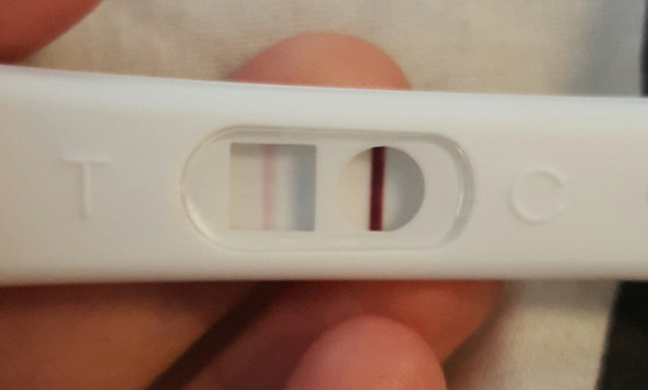 ZWEITER Test einen Tag später (12.08.2016) - (Schwangerschaft, schwanger, Baby)