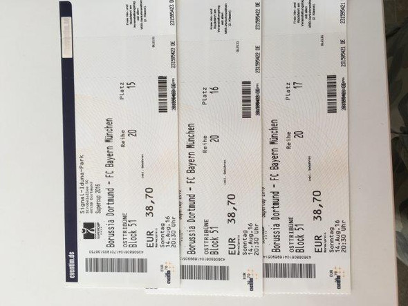 Unsere 405 EUR Tickets - (Konzert, Ticket, ticketbis)
