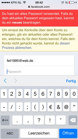 facebook einloggen mit passwort