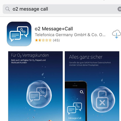 O2 message App - (Internet, Handy, Telefon)