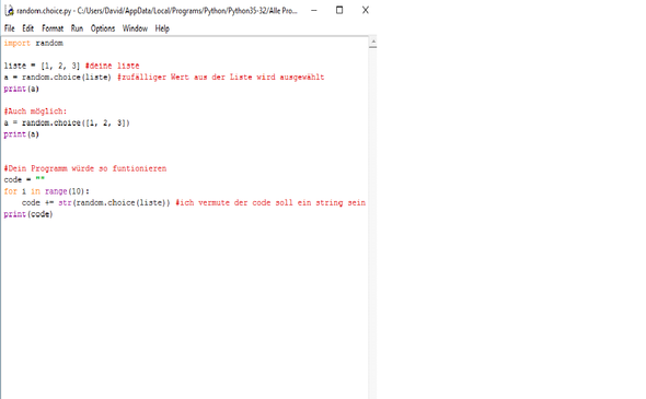 - (Informatik, Programmierung, python-3)