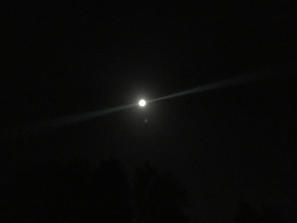 Foto vom Mond  - (Mond, Himmel)