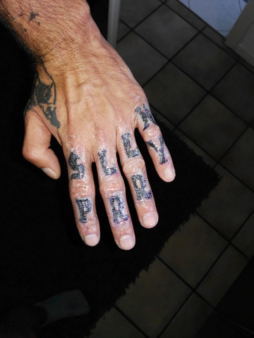  - (Tattoo, Hand, Finger)