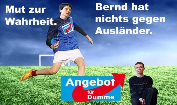 Mut zur Wahrheit - (AfD, Wahlplakat, Argh)