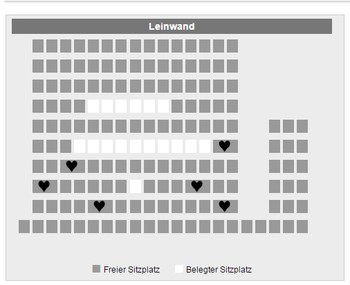 Cinemaxx Sitzplatze Was Bedeuten Diese Herzen Film Serie