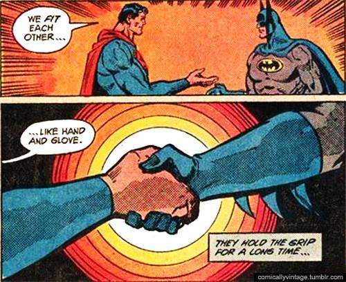 Einen coolen Spruch Batman und Superman (Sprüche, beste Freundin)