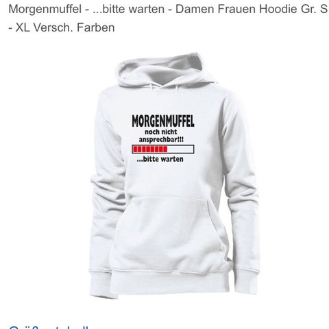 Morgenmuffel hoodie von Amazon, Ca. 25€ - (Mode, Kleidung, Fashion)