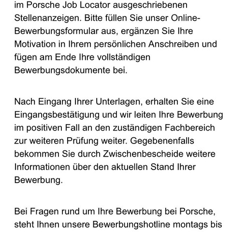 Wird Jeder Bei Porsche Zum Eignungstest Eingeladen Ausbildung Porsche Bewerbung Ausbildung