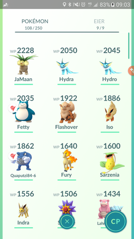 - (Handy, Pokemon, Pokemon Go)