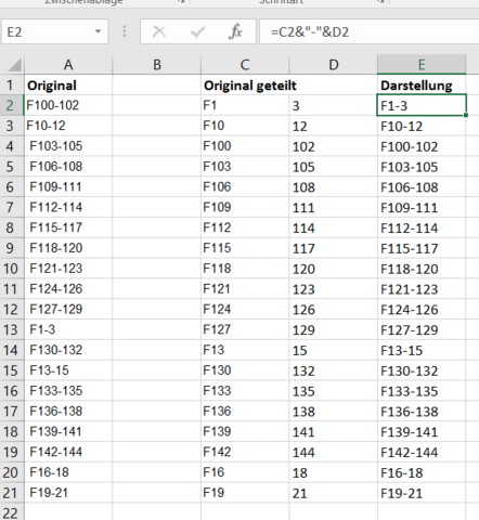 Darstellung - (Microsoft Excel, Sortieren)