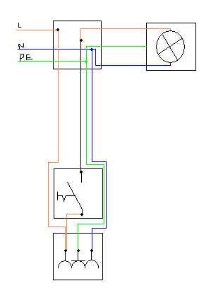 Sparwechselschaltung Mit Steckdose Aufgeloste Darstellung - Wiring Diagram