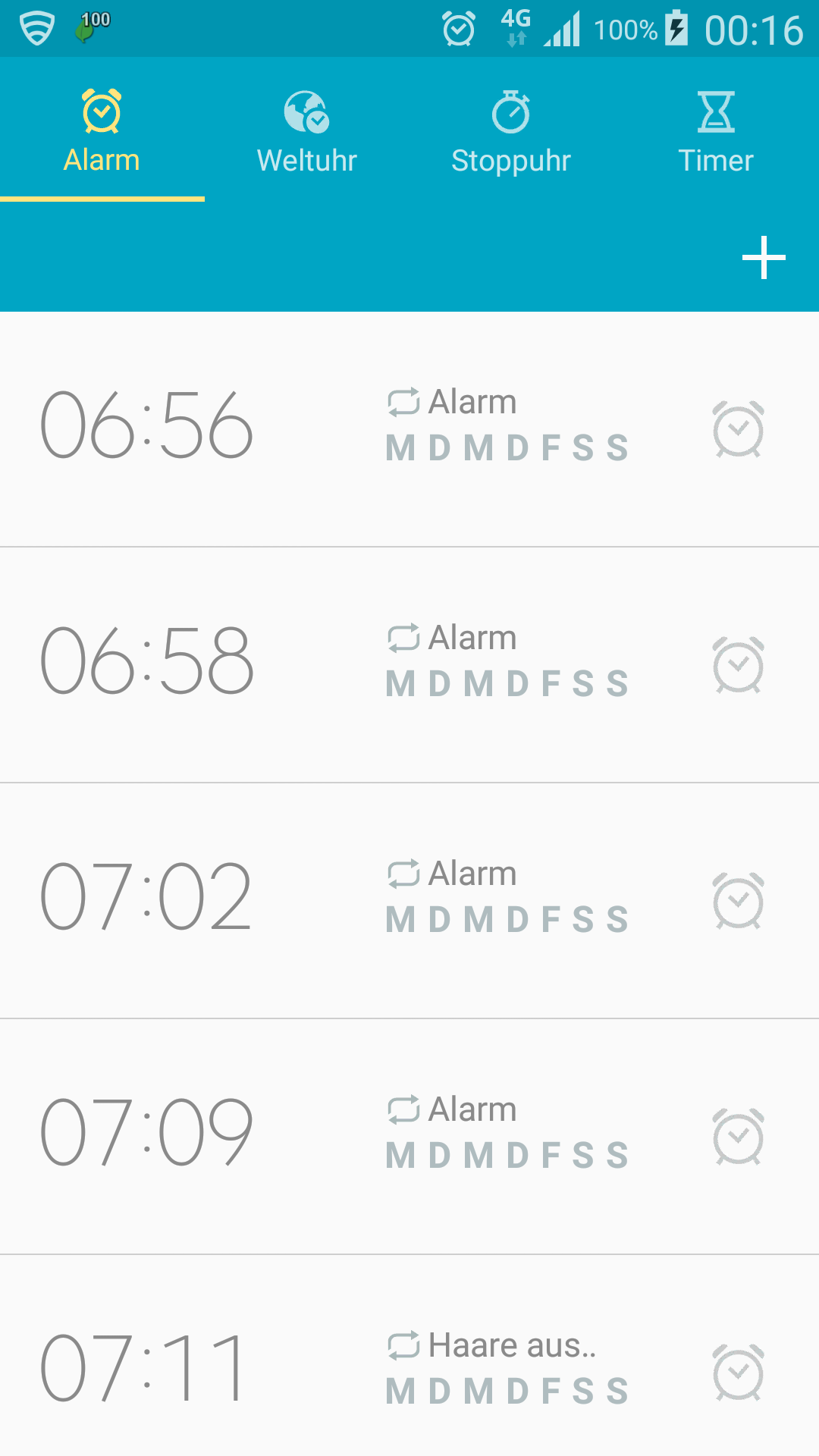 Wie stelle ich bei meinem galaxy s4 den wecker? (Handy, Samsung