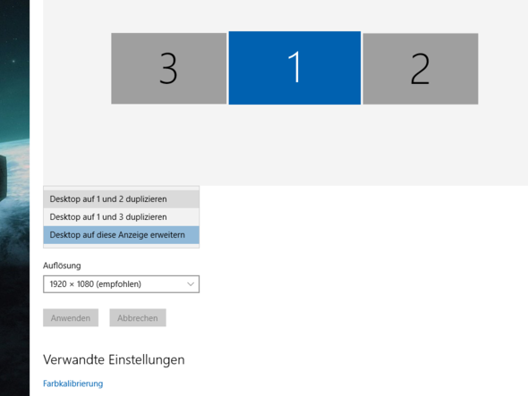 2 Monitore Erweitert Und Ein Fernseher Dupliziert Pc Monitor