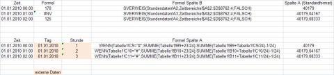 Screenshot - (Microsoft Excel, Formel, Sverweis)
