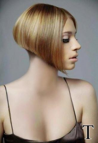 Ist Eine Kurze Bob Frisur Mit Ausrasiertem Nacken Aktuell Im Trend Haare Mode